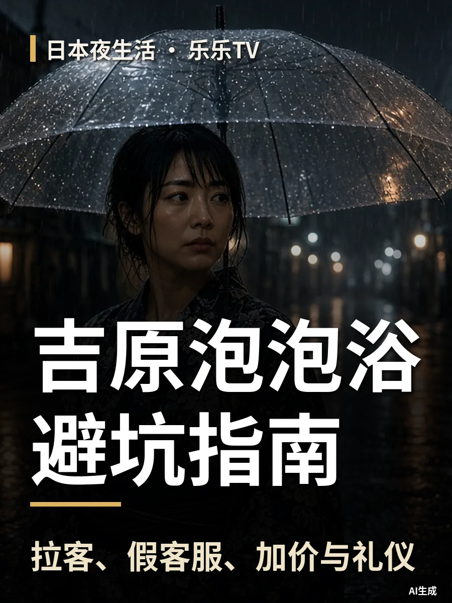 吉原泡泡浴避坑指南｜拉客、假客服、加价与礼仪